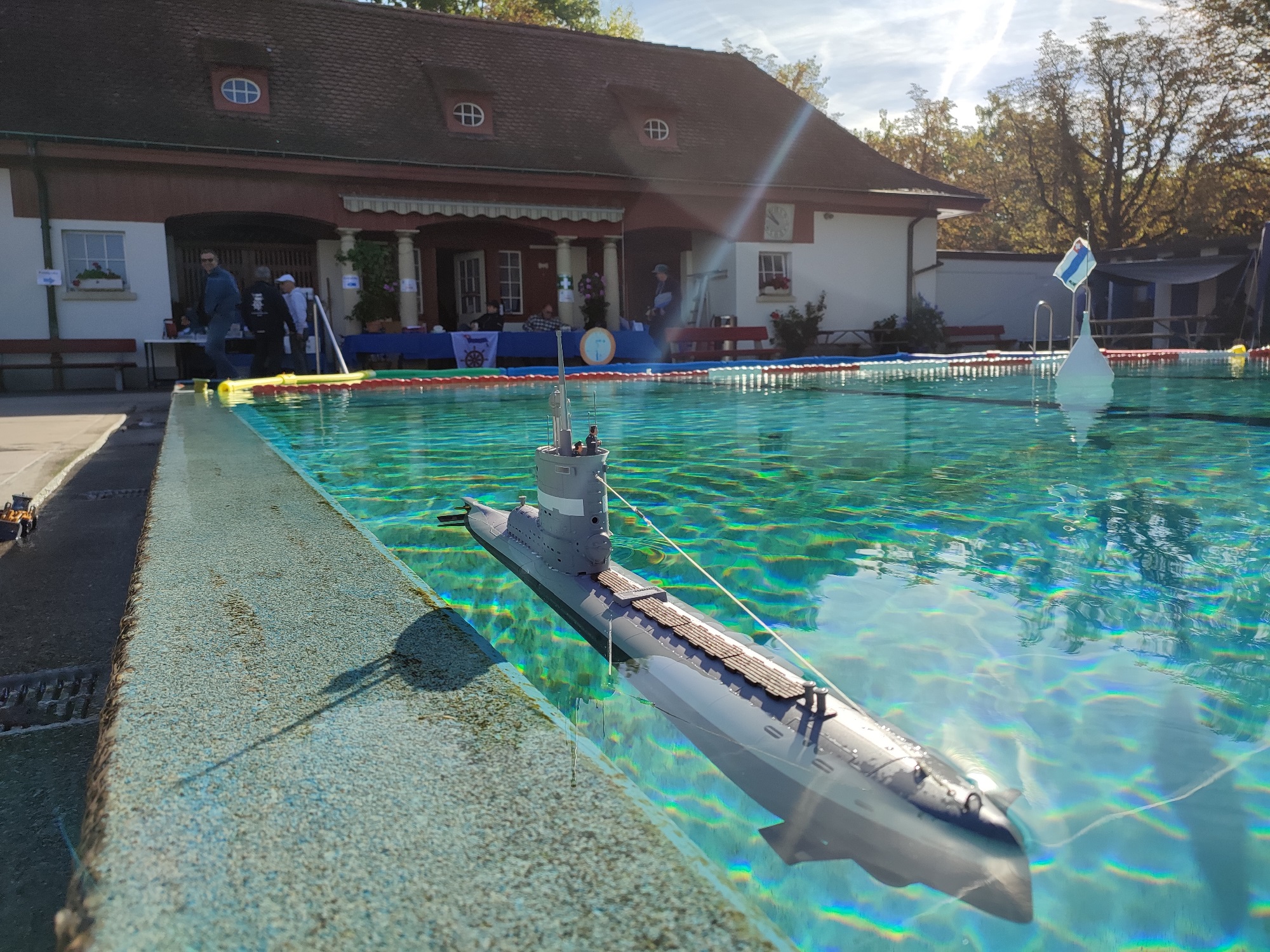 Anlegen am Hafendock