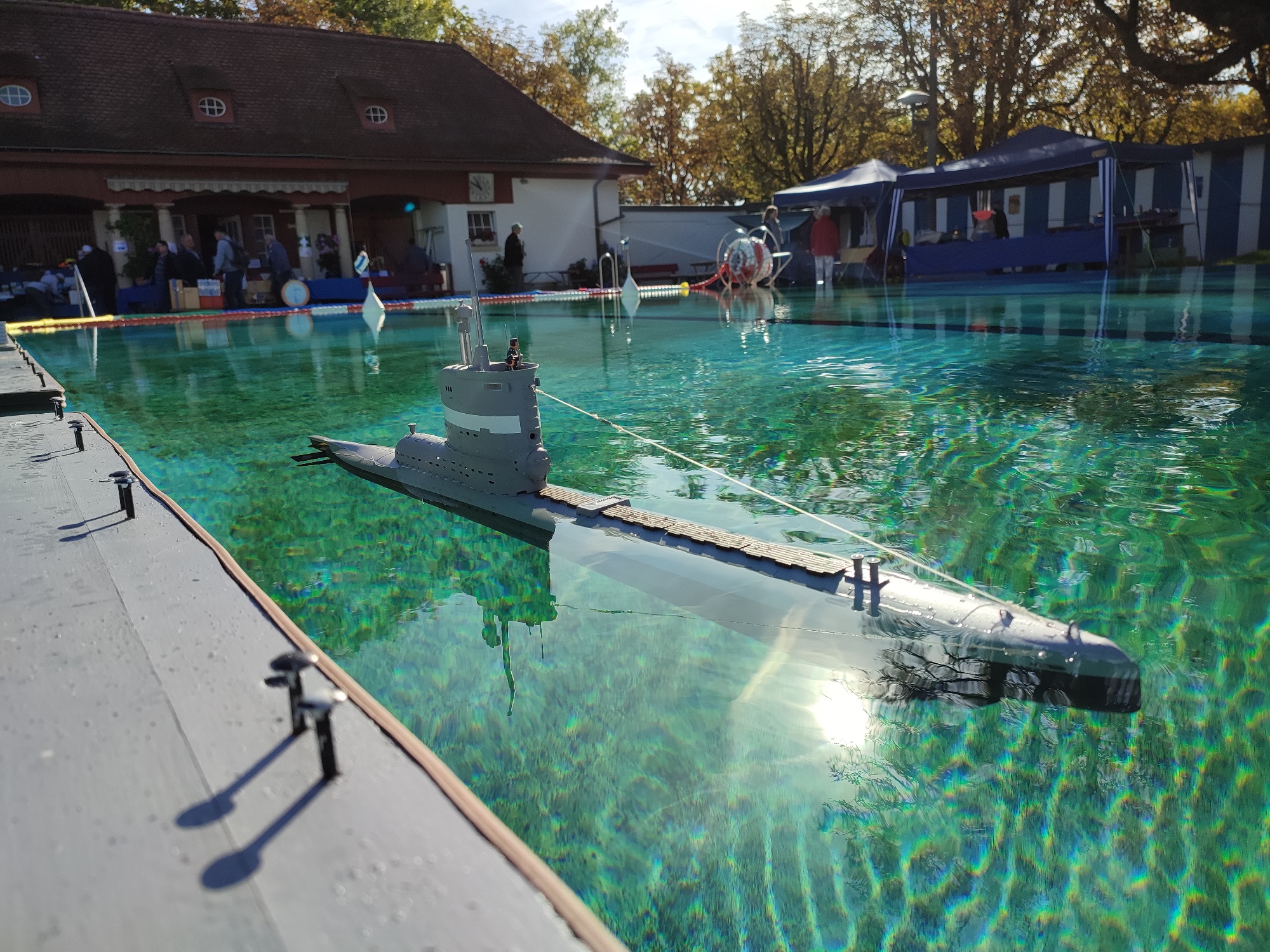 Ablegen vom Hafendock